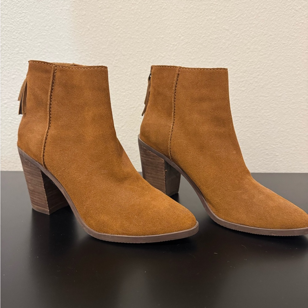 Sam Edelman Brown Suede Ankle Booties